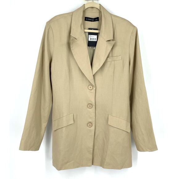 Lioness Jackets & Blazers - Lioness Tanis Blazer Dress Wheat Women's Large NWT